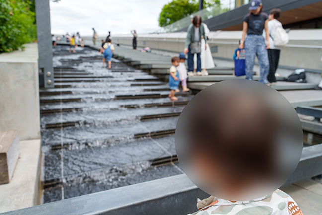 グリーンスプリングスの水遊び場